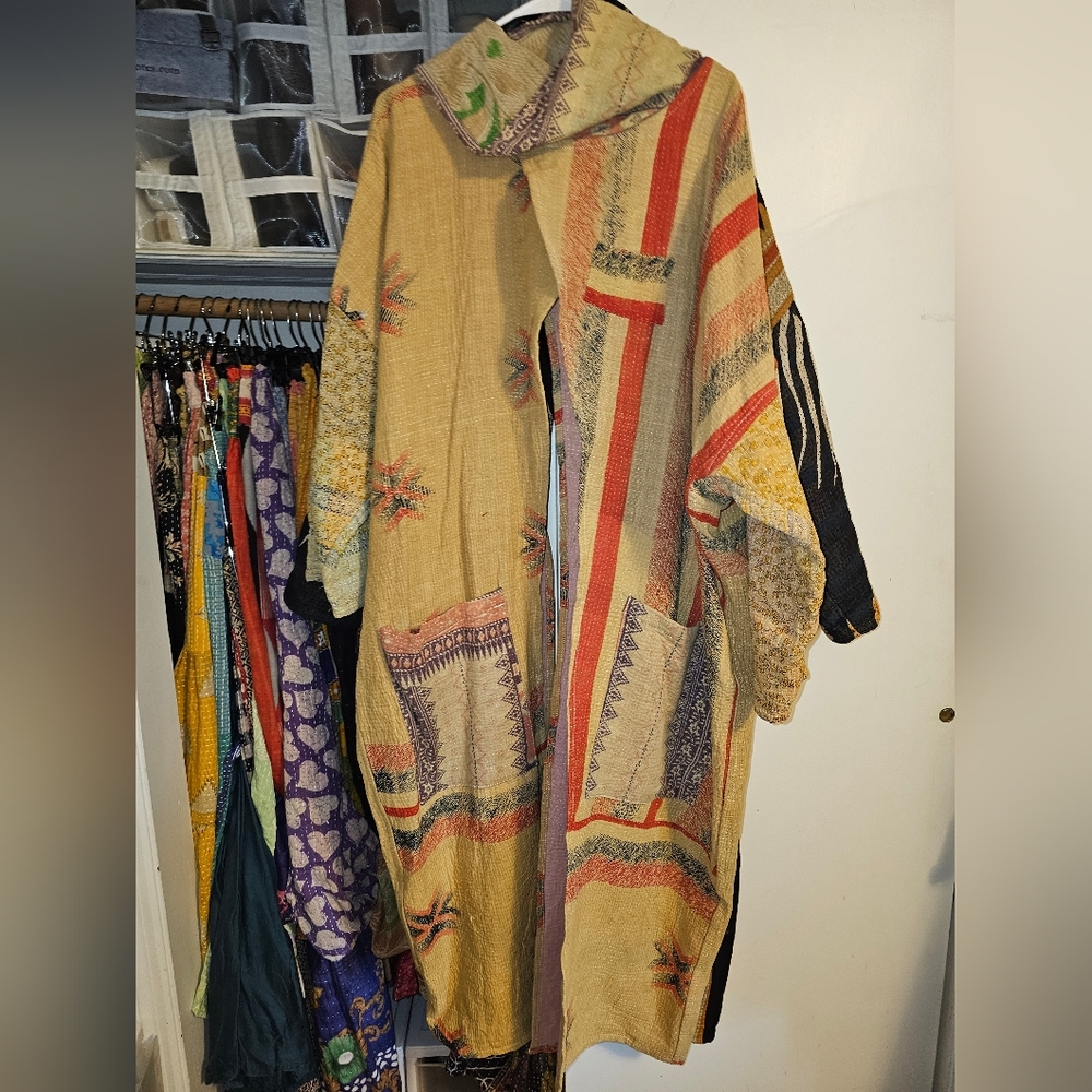 Kantha Bae Cowl coat